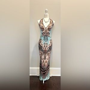 Halter maxi dress